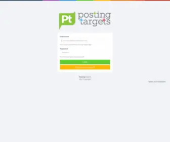 Postingtargets.com(Posting Targets) Screenshot