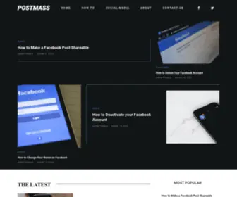 Postmass.com(Home Default) Screenshot