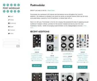 Postmodular.co.uk(Postmodular) Screenshot