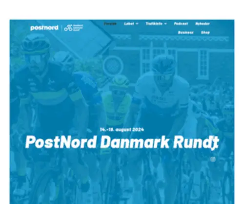 Postnorddanmarkrundt.dk(PostNord Danmark Rundt) Screenshot