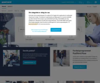 Postnordlogistics.no(PostNord) Screenshot