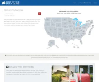 Postofficelocations.net(Post Office Locations) Screenshot