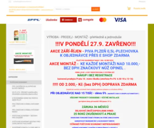 Postovnischranky.cz(Postovnischranky) Screenshot