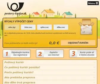 Postovy-Kurier.sk(Poštový kuriér) Screenshot