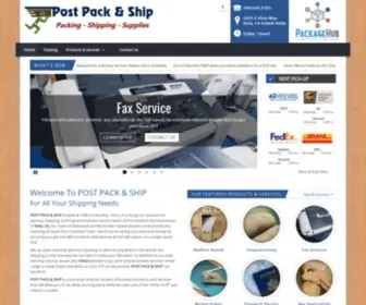 Postpackandship.com(Packing, Shipping, Mailing) Screenshot