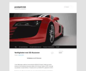 Postpetclub.nu(3d illution och visualisation) Screenshot