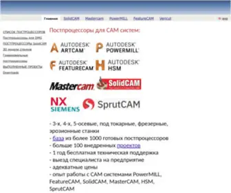 Postprocessor.su(Постпроцессоры для CAM систем) Screenshot