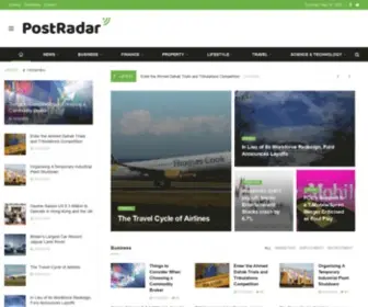 Postradar.co.uk(Post Radar) Screenshot