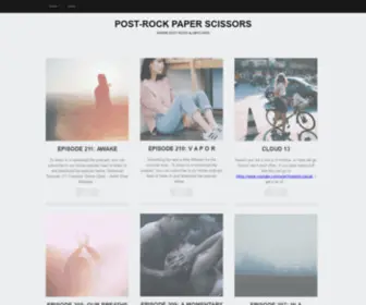 Postrockpaperscissors.com(Post-rock paper scissors) Screenshot