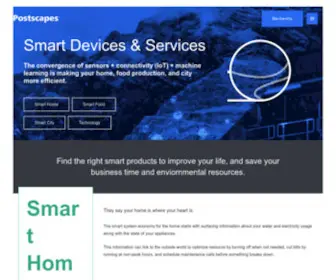 Postscapes.com(Trend intel on Internet of Things (IoT)) Screenshot