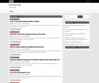 Postsharesell.com(Post Share Sell) Screenshot