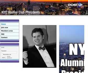 Postu.com(NYC Alumni Club Presidents) Screenshot