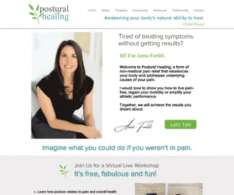 Posturalhealing.com(Postural Alignment Specialist) Screenshot