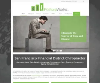 Posture-Works.com(Chiropractor San Francisco in Financial District) Screenshot