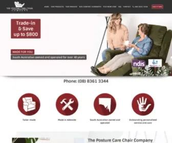 Posturecarechair.com.au(The Posture Care Chair Company) Screenshot