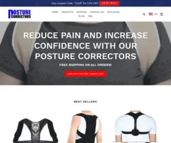 Posturecorrectors.com(Posture Correctors Back Shoulder Support Braces) Screenshot