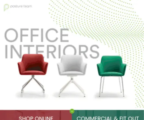 Postureteam.com(Office Furniture North East) Screenshot