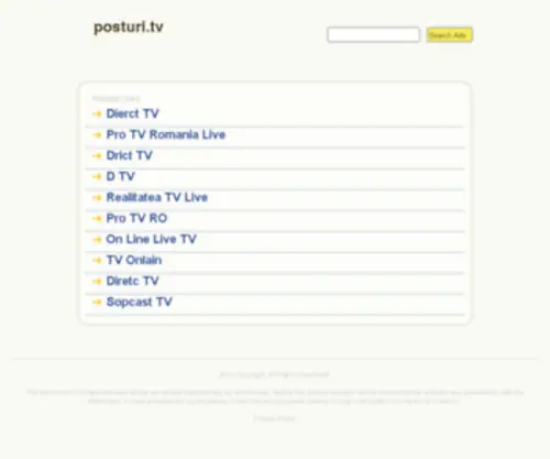 Posturi.tv(Posturi TV) Screenshot