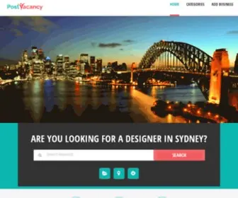 Postvacancy.com(Find your Preferred Jobs in Sydney) Screenshot