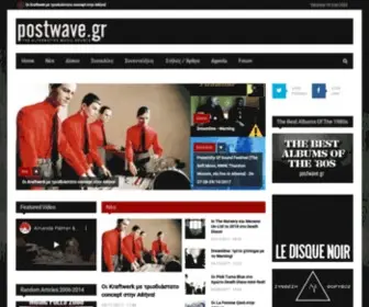 Postwave.gr(The Alternative Music Source) Screenshot