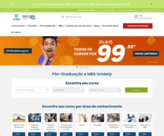 Posuniderp.com.br(Portal Pós) Screenshot
