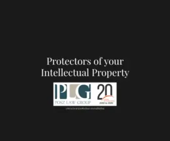 Poszlaw.com(Intellectual Property Law Services) Screenshot