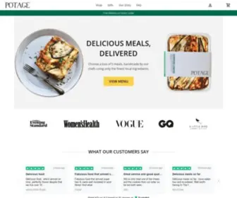 Potage.co.uk(Delicious meals) Screenshot