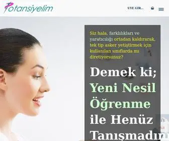 Potansiyelim.com(Potansiyelim) Screenshot