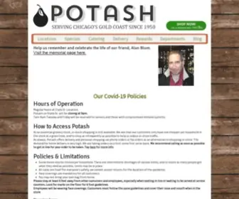 Potashmarkets.com(Specialty Grocery Store) Screenshot