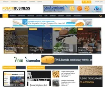 Potatobusiness.com(Supporting the potato industry worldwide) Screenshot