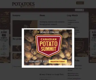 Potatoesincanada.com(Potatoes in Canada) Screenshot