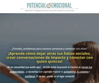 Potencialemocional.com(Desarrolla tu inteligencia emocional y social y vence tus limitaciones) Screenshot