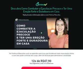 Potenciamasculina.com.br(Aumento do P) Screenshot