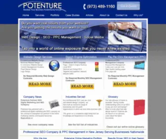 Potenture.com(SEO Company & PPC Management Company) Screenshot