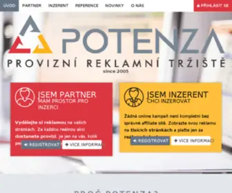 Potenza.cz(Affiliate programy Potenza) Screenshot