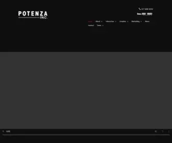 Potenzainc.com(Potenza Inc) Screenshot