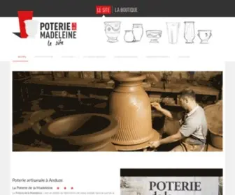 Poterie.com(Poterie artisanale) Screenshot