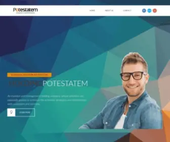 Potestatem.com.br(Technology, education and marketing) Screenshot