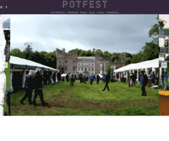 Potfest.co.uk(Welcome) Screenshot