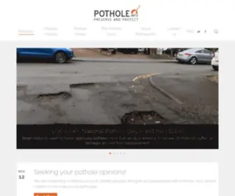 Pothole.info(Pothole news) Screenshot