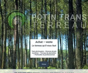 Potin-Terreau.com(Vente) Screenshot