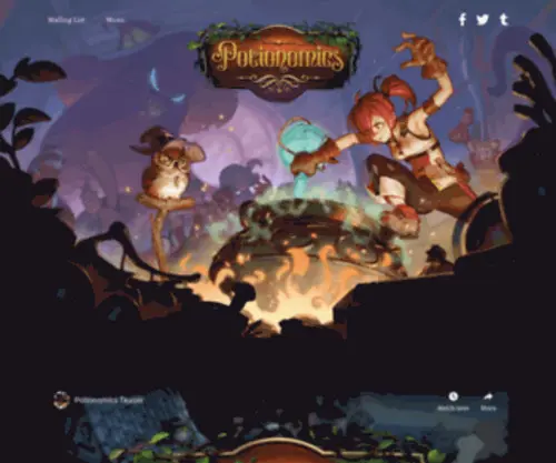 Potionomics.com(Potionomics) Screenshot
