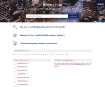 Potiori.com(Free source of information about UK company directors) Screenshot