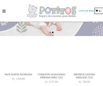 Potitos.com.pe(Potitos Ropa y Accesorios para Bebes) Screenshot