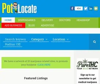 Potlocate.com(Marijuana Dispensaries) Screenshot