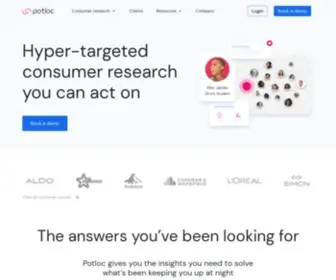 Potloc.com(Geo-Targeted Market Research) Screenshot