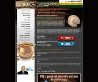 Potofgoldestate.com(Arizona Auctions) Screenshot