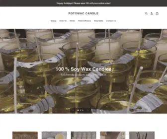 Potomac-Candle.com(Potomac Candle) Screenshot