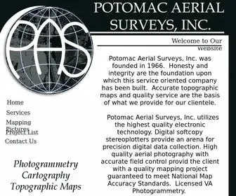 Potomacaerial.com(Potomac Aerial Surveys) Screenshot