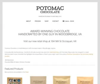 Potomacchocolate.com(Potomac Chocolate) Screenshot